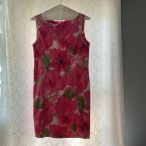Jones New York Signature Pink Sleeveless Dress size 12